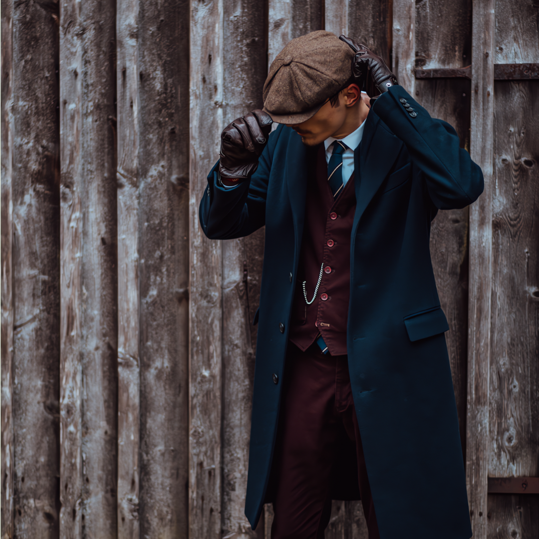 Shelby Elegant Vintage Miesten Hattu (Peaky Blinders)