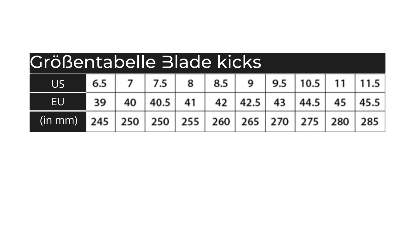 BLADE KICKS Korkeuden Lisääminen +8CM